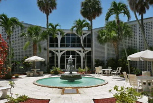 fountain in courtyard