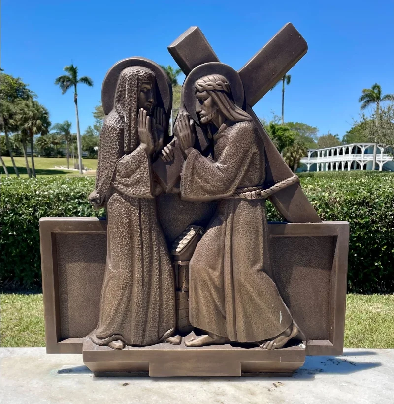 outdoor religious statue