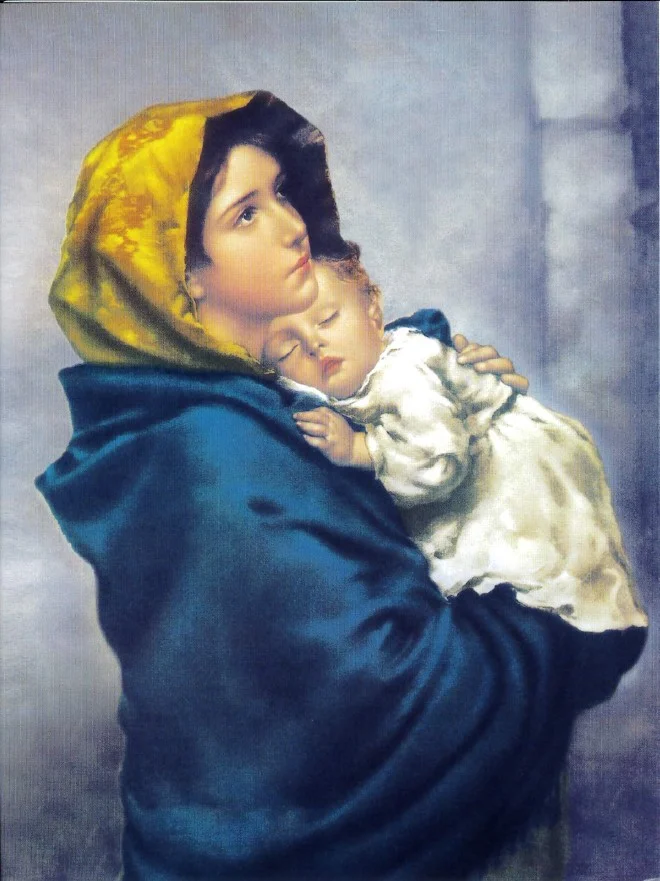 Madonna & Child benefactor card