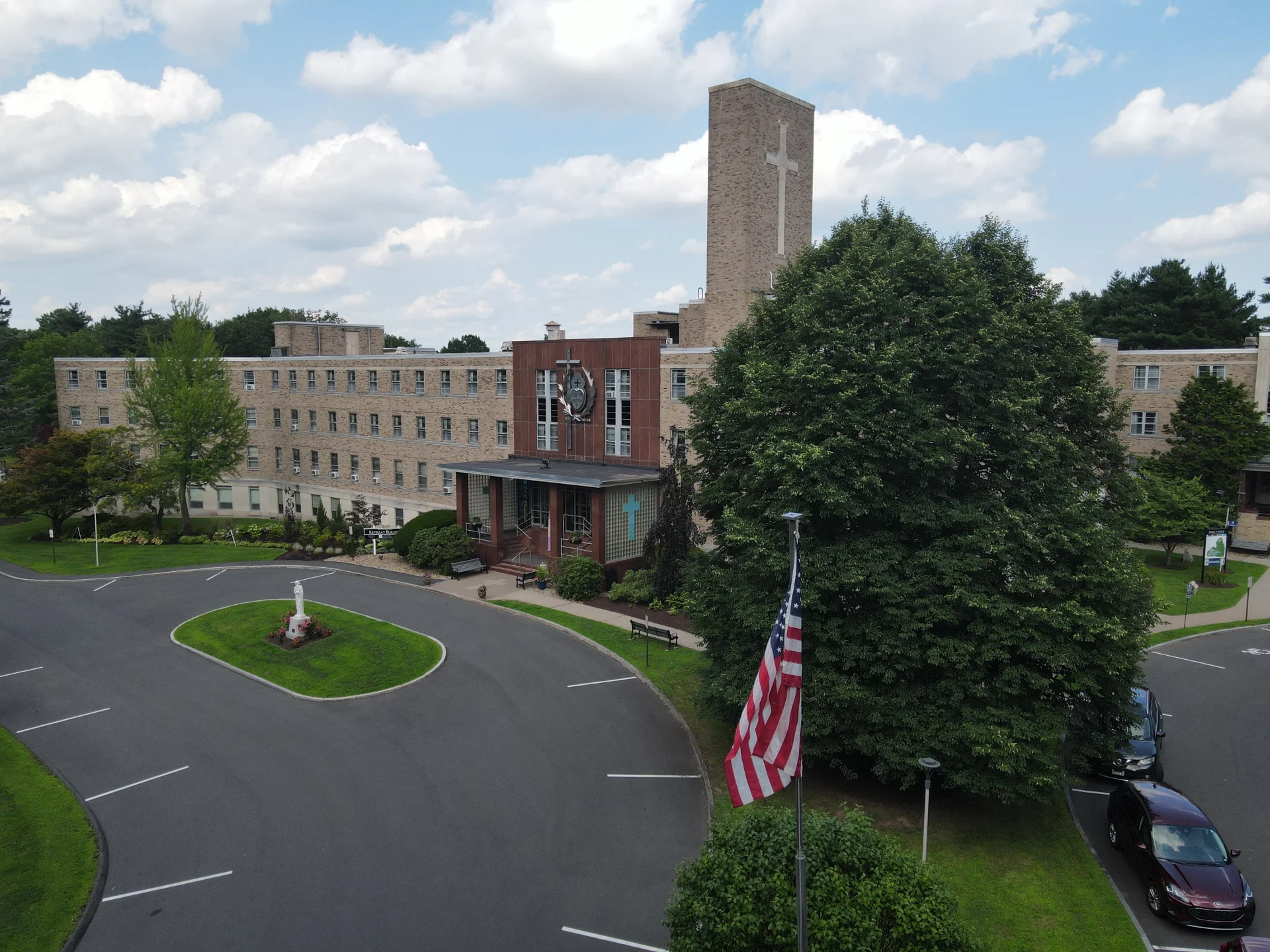 Holy Family retreat center building
